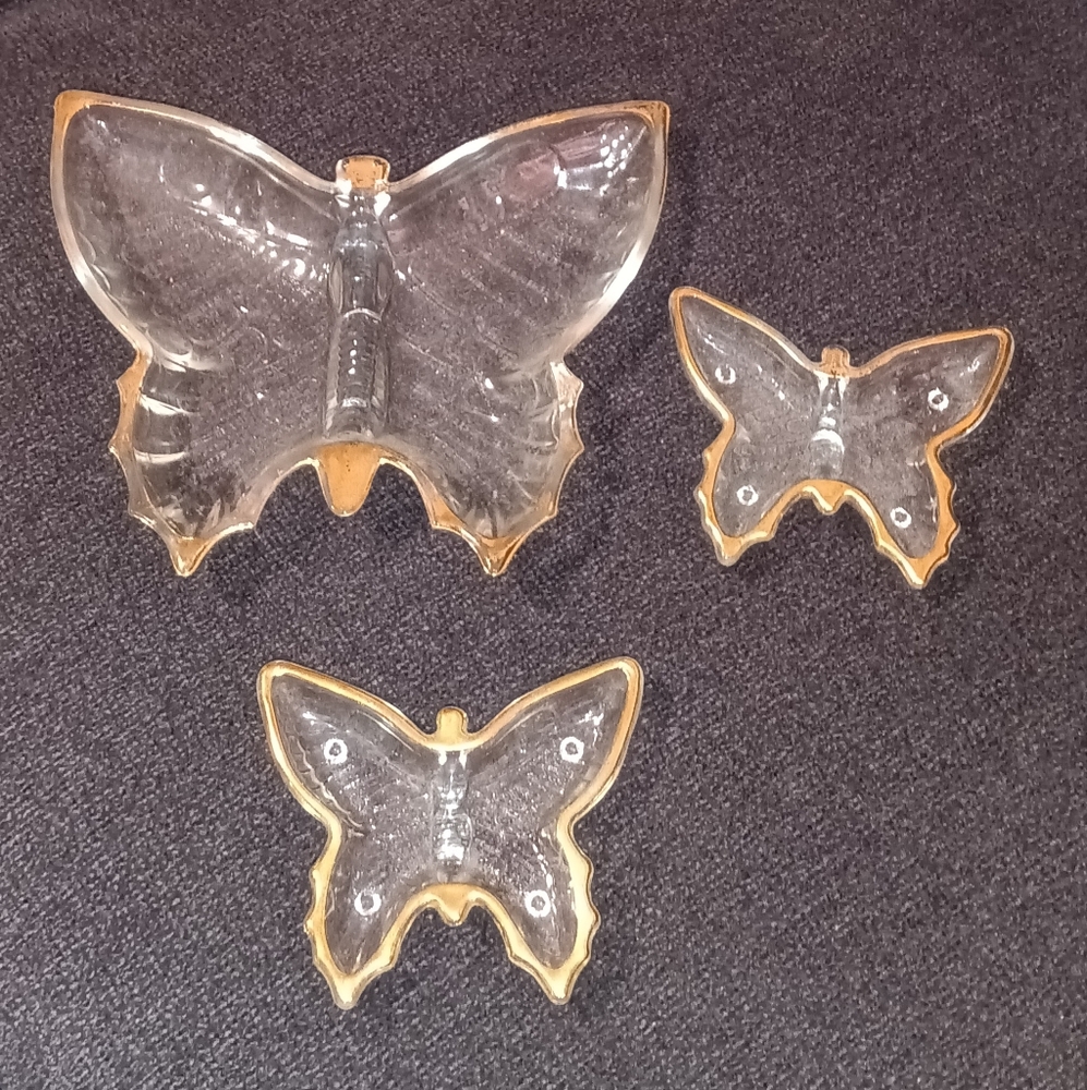 Vintage Jeanette butterfly dishes